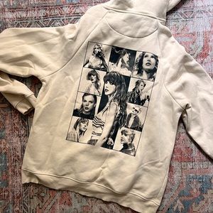 Taylor Swift The Eras Tour Cream Hoodie